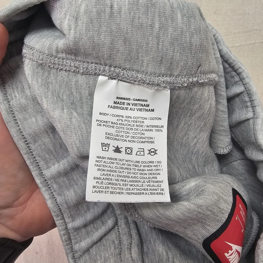 Nike Tech Kids Medium Fleece Joggers Gray FD3287063 Boys Girls Pants DAMAGED